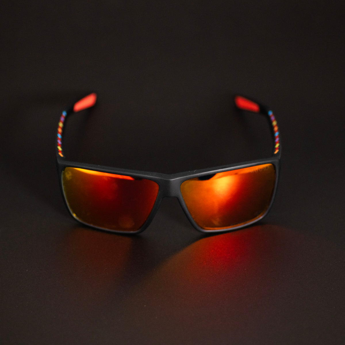 SUNSET SPORT La Vuelta black, red XCvision MULTI LAYER MIRROR lens - 4KAAD