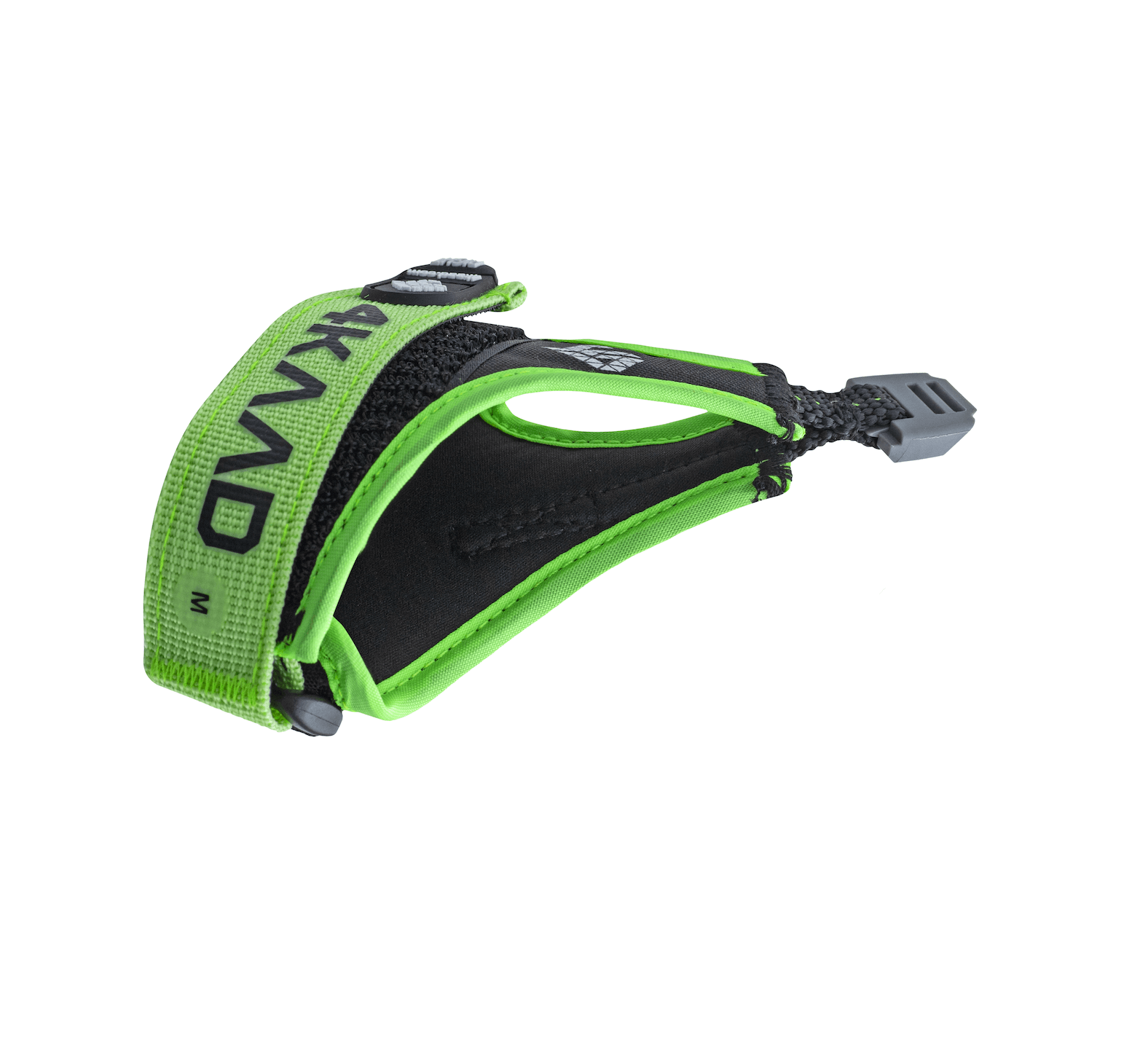 CLICK-IT strap, black yellow, Quick release ski pole strap - 4KAAD