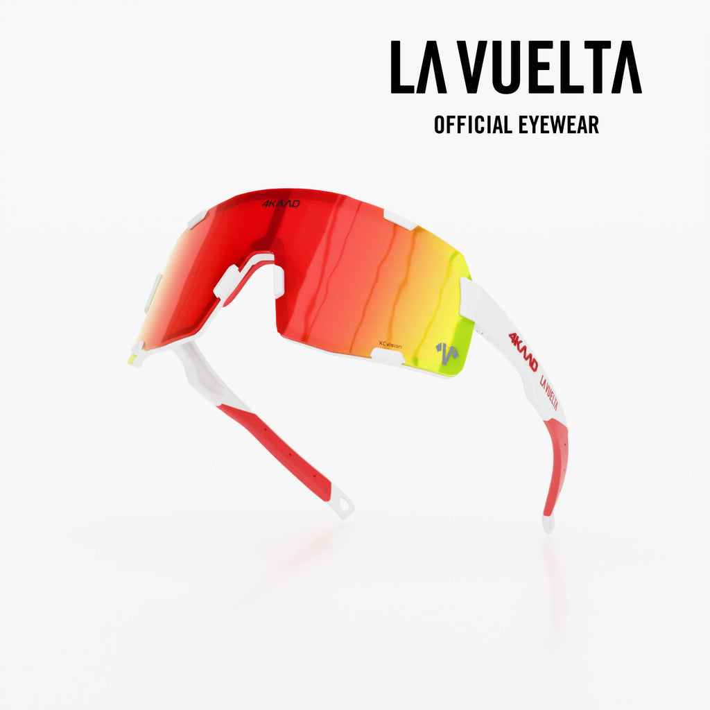 AXENDO La Vuelta , blanc noir, miroir argenté