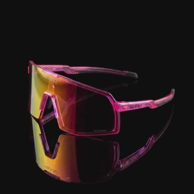 4KAAD Beat Race sports glasses designed for cycling, triathlon and trail running. 100% UV protection with XCvision lens